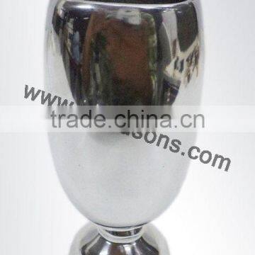 MOST ELEGANT METAL IRON FLOWER VASE FOR HOME DECOR AND CENTER PIECE . photo-6