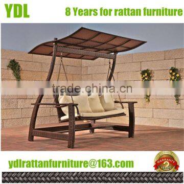 Youdeli rattan garden furniture swing beach bed