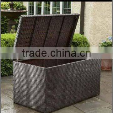 SGS HDPE rattan outdoor storage box