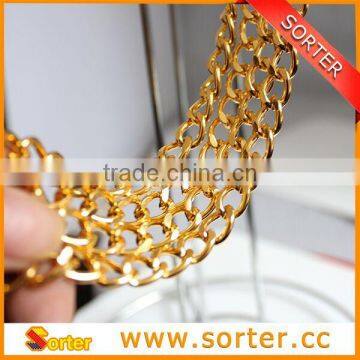 Aluminum chain for bags chain