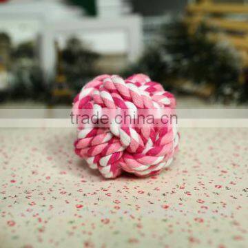 Colored Textile Ball Toys for Dog Pet photo-3