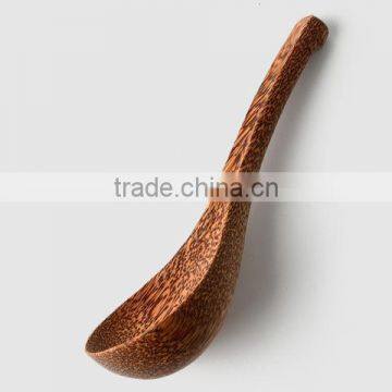 Coconut Wood Small Scoop, Set of Four photo-3