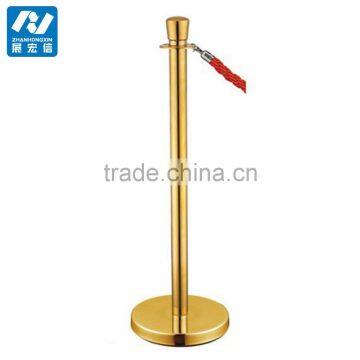 Crown queue post stanchions for shopping mall