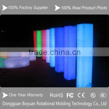 LED white plastic wedding pedestal pillars columns