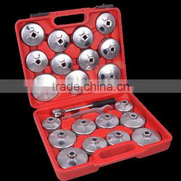 DN-A1013 23pcs Cap type oil filter wrench set aluminum Oil Filter Tool