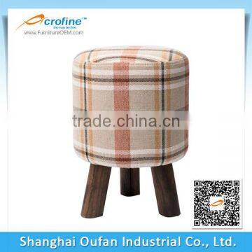 Oufan 2014 New Design Upholstered Wooden Stool