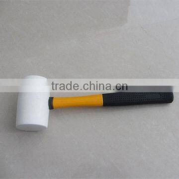 rubber mallet hammer with fiberglass handle