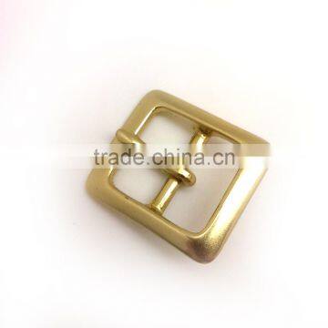 Solid Brass Center Bar Buckle With One Prong, Polished Belt Buckle photo-3