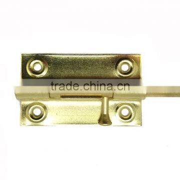 Popular Iron Barrel Bolt, 3" Brass Finish Door Bolt, Window Barrel Bolt Lock photo-3
