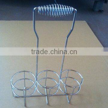 Wine Bottle Rack With Chrome Plating photo-2