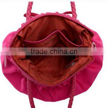 Fashion Newest Nylon Pleated Handbag for Women