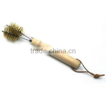 BR3217 bbq Cleaning Brush with Wood Handle