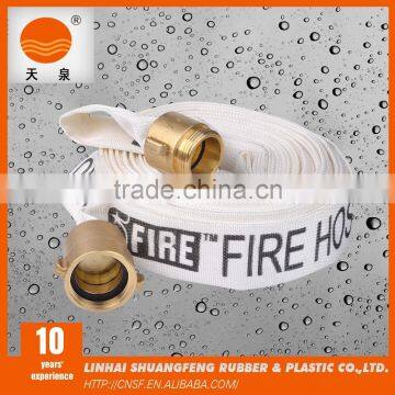 100 ft Fire Hose Fitting Lined Fire Hose C/w Brass American Couplings photo-2