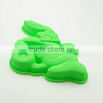 11181 Funny Rabbit Shaped Silicone Cake Mold photo-4