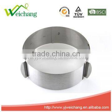 WCW004Cake Adjustable Stainless Steel Mousse Mould Layer Cake Slicer Kit Stainless Steel Cake Mousse Mould Cake Bakeware Adjust photo-3