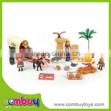 Educational kids play school toys plastic roman toy soldiers play set