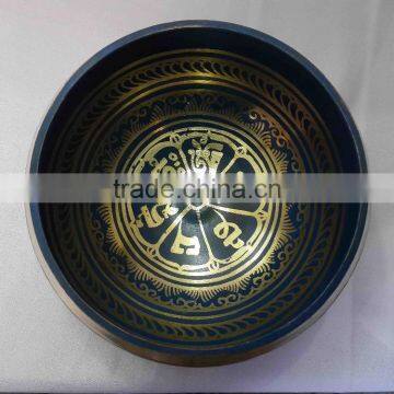 Best Selling Om Mani Padme Hum Colored Meditation Singing Bowl photo-2