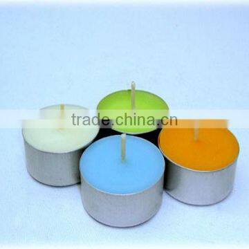 colors tealight candle