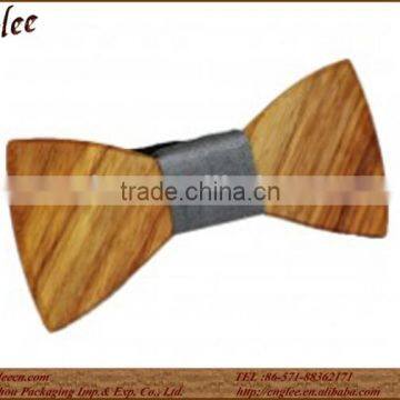 Handmade Wooden Craft Custom Logo Wooden Bow Tie photo-4