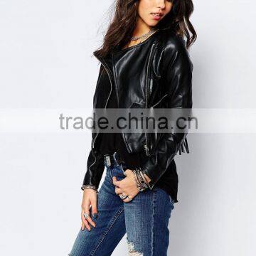 Cropped Cut Jacket for Women's