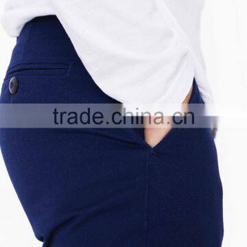 Wholesale Slim Fit Mens Long Trousers Leggings Custom Cotton Twill Chino Pants photo-5