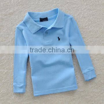 2016 OEM Blank Microfiber Polo Shirt Long Sleeve Unisex Polo Shirt photo-3