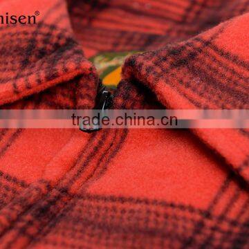 Stock Wholesale Warm Plaids Men Fleece Vest photo-3