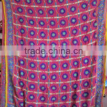 hand embroidered PHULKARI GEORGETTE DUPATTA SHAWL