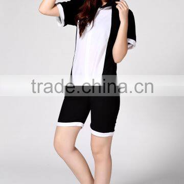 Wholesale Penguin Pattern Lady's Cotton Home Wear Cartoon Animal Girls Summer Onesie photo-5