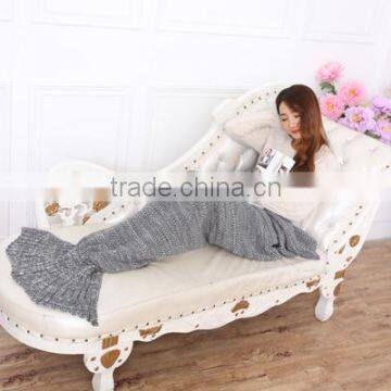 Wholesale Mermaid tail,Adult Knitted Mermaid Tail Blanket