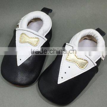 Soft Leather Infant Shoe,rubber Baby Shoes,happy Toddler Boots Leather Baby Shoes 2017 photo-4