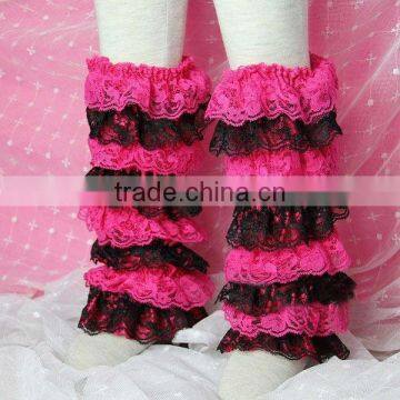 Christmas Hot Coming Winter Cute Baby Leg Warmers Knitted Lace Tirm Boot Socks Leggings photo-3