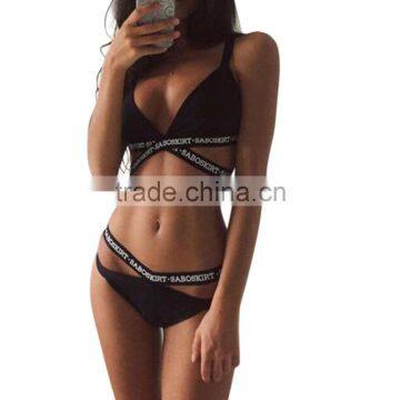 Sexy Women Bikini Girl Set Bathing Suit Bandage Swimwear Push-up Swimsuit photo-2