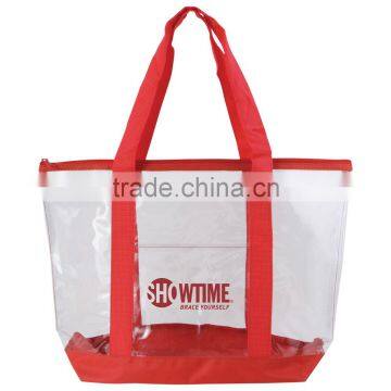 Clear Boat Tote Bag - Made From Clear Vinyl With 600 Denier Polyester Handles and Comes With Your Logo. photo-3