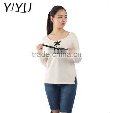 School Uniform Pullover Adult Simple Style Bandage Knit Sweater photo-2