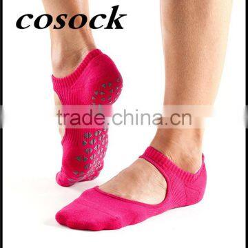 Colorful Non-Slip Grip Toe Socks for Barre, Pilates, Studio, and Yoga photo-3