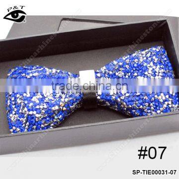Luxury Glitter Metal Rhinestones Bow Ties Vintage Ties for Men's Wedding Dress With Gift Box 12x6cm photo-6