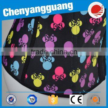 CYG-double Steel Boned Waist Cincher Underbust Waist Trainer Corset photo-6