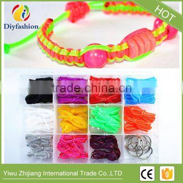 Hot Selling Box Set Roll DIY Round Hollow Knit Plastic PVC Scoubidou Strings photo-2