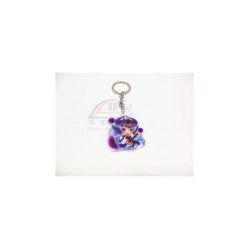 Anime metal keychain printing crafts custom logo