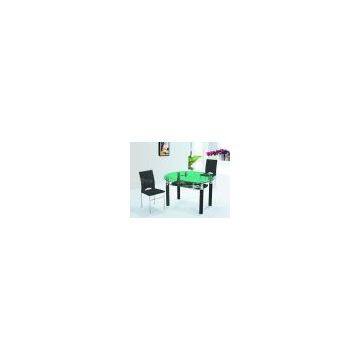 modern glass dining table