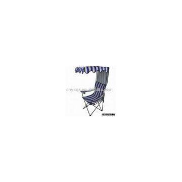 folding beach chair with canopy