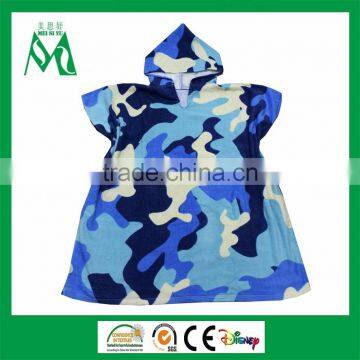 Kids surf poncho beach towel low price for promotion