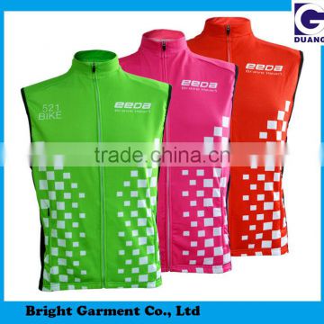 Men Sleeveless Cycling Jacket With Polar Fleece Warm Waistcoat