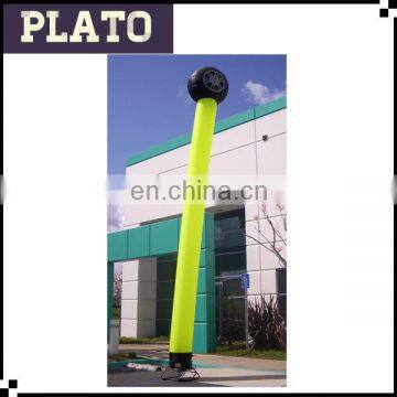 Inflatable single leg wheel air dancer,inflatable auto parts waving man for advertising