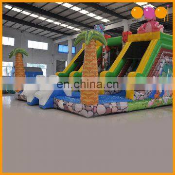 Play Equirment Mini Safari Water Slide Park With Pool for Kids