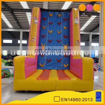 Custom inflatable manufacturer colorful inflatable climbing wall for sale