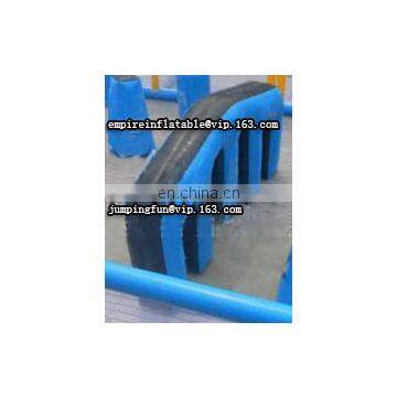 Blue color inflatable millennium field paintball bunker for outdoor sports ID-PB014