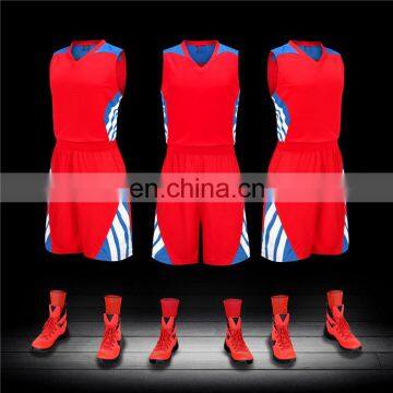 Hot Mens Sports Basketball Jersey Wear Basketball Shorts Shirts Suit photo-3