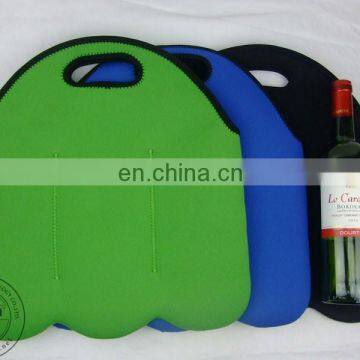 New Design Foam Sublimation Hanging Commercial Folding Upright Vertical Rubber Neoprene Plastic Wine Tote Bag Wholesale photo-6